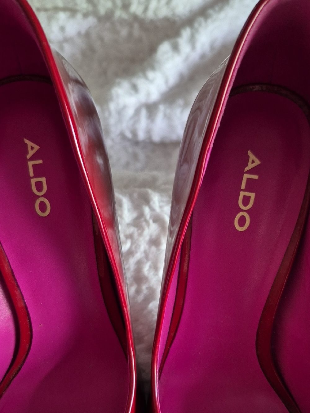 Aldo Cherry Red Patent Stilettos - Picture 3 of 5